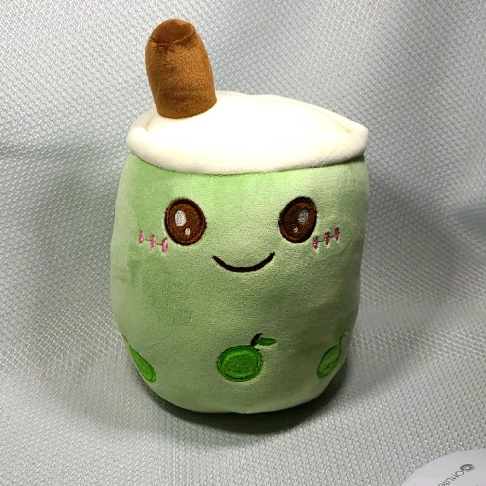 Green Apple Boba Plush Bubble Tea